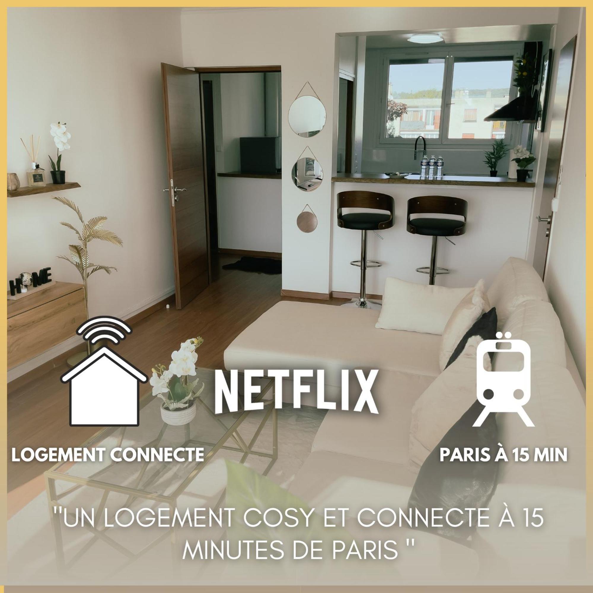 Appartement Cosy & Connecte A 15 Min De Paris Soisy-sous-Montmorency Екстер'єр фото